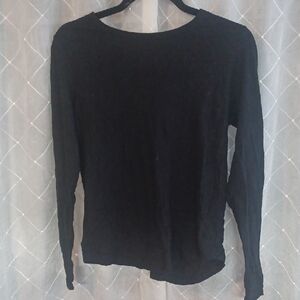 Old Navy Black Long Sleeve Tee